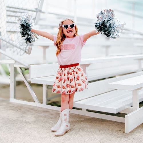 Sweet Wink Cheer Pearl Patch Short Sleeve T-shirt In Pink