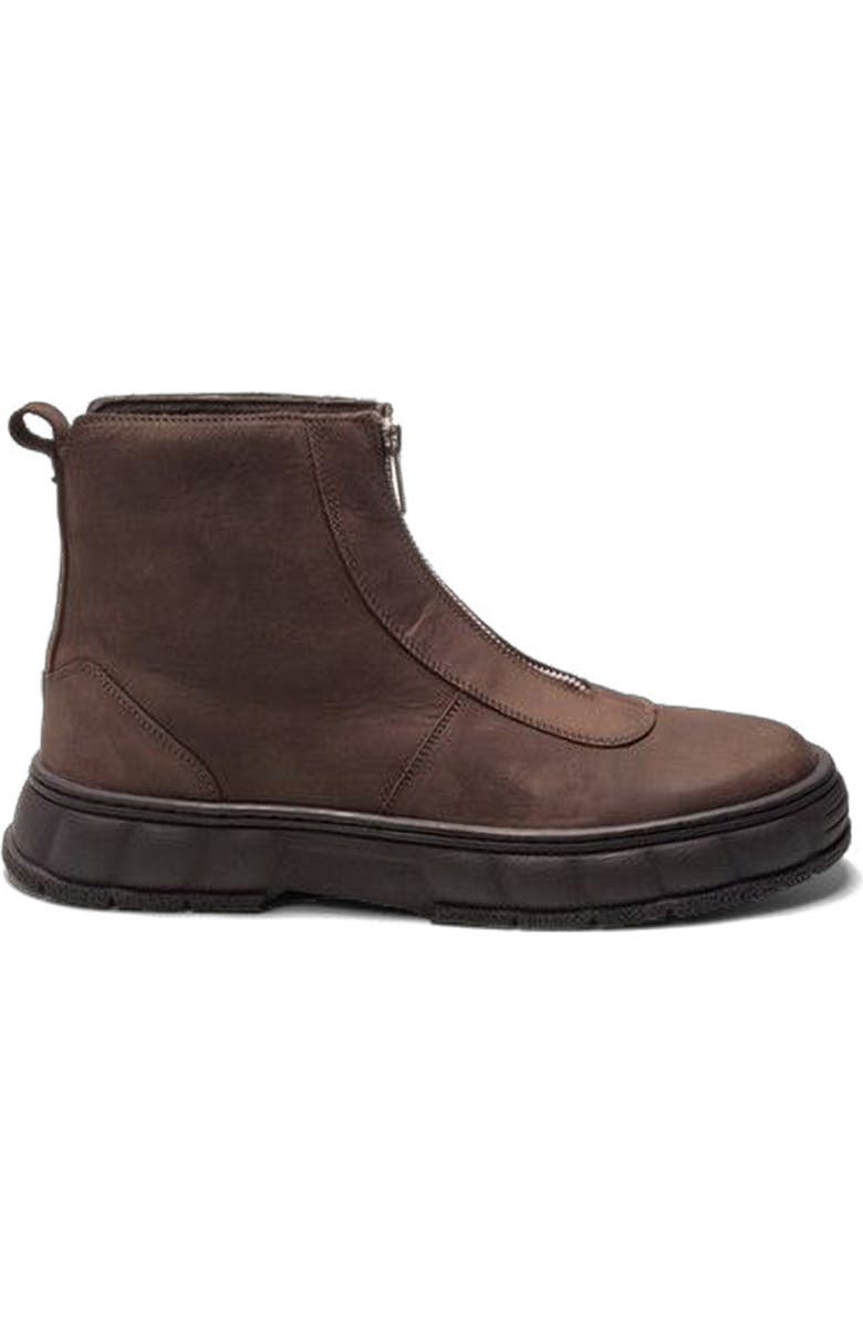 A. Veer Vanta Zipper Boot, Main, color, Brown Nubuck