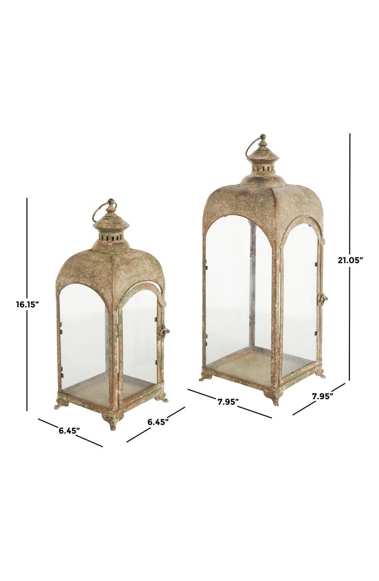 SONOMA SAGE HOME Set of 2 Lantern Candleholders, Alternate, color, 