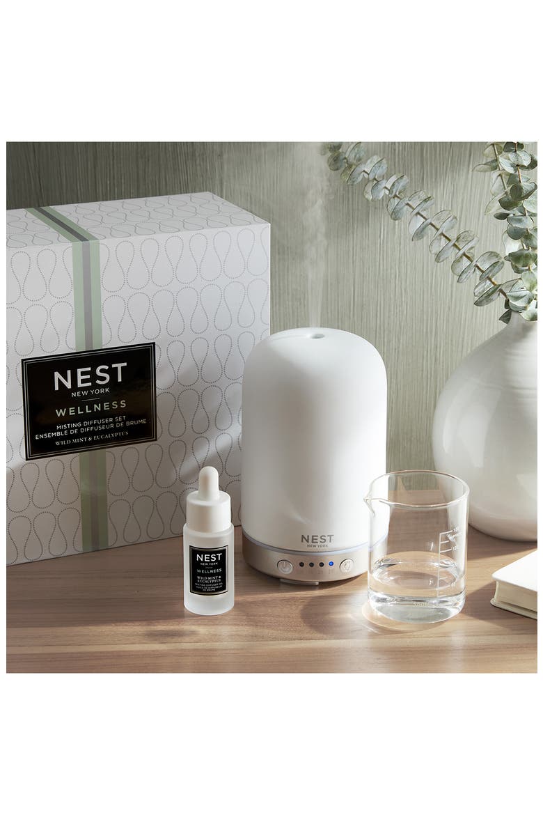 Wild Mint & Eucalyptus Misting Diffuser Set, Alternate, color, NO COLOR