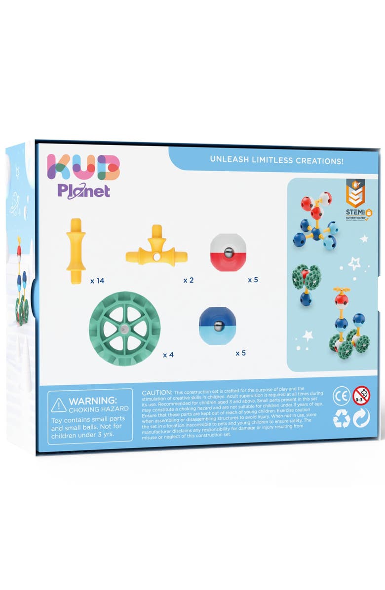 KUB Planet Magnetic Building Set Blocks 30 Pieces, Alternate, color,