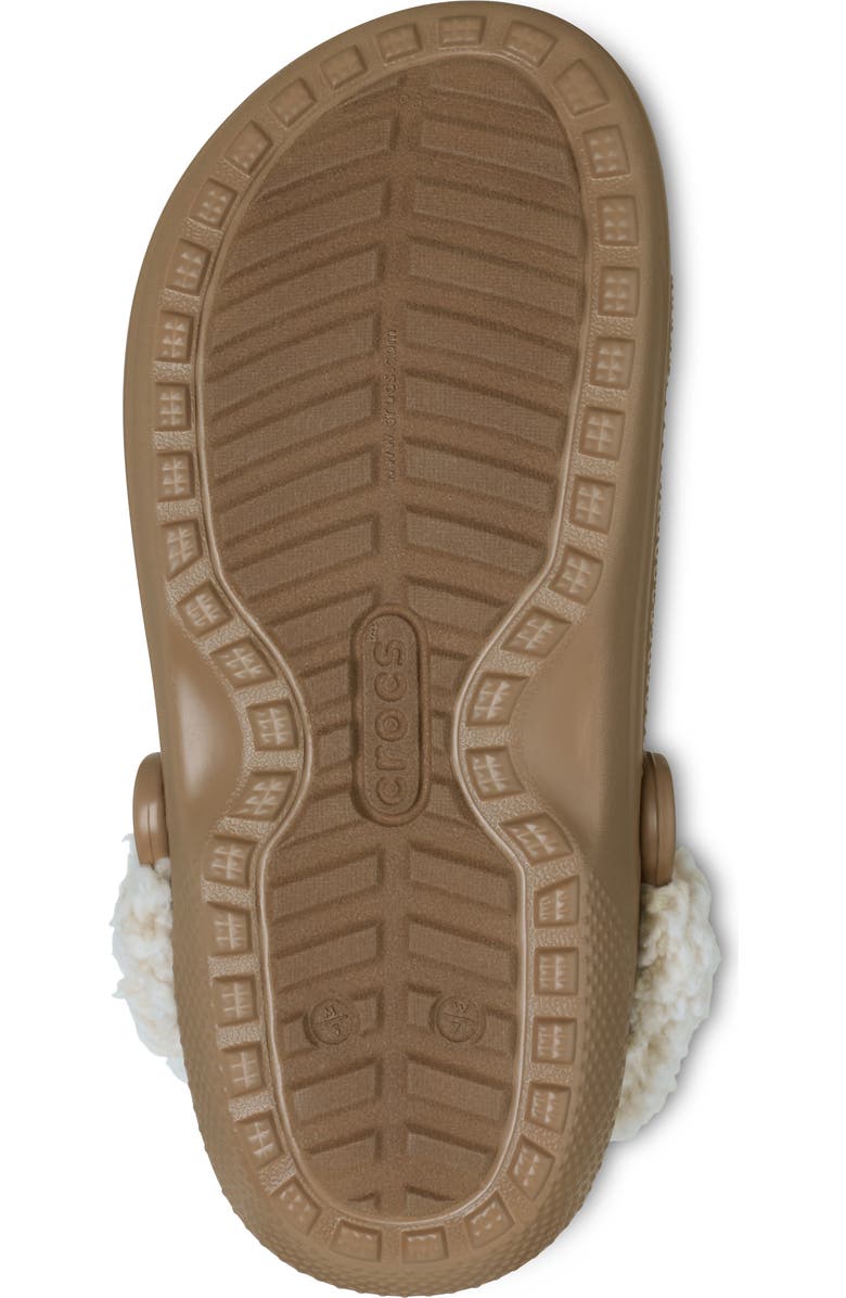 CROCS Classic Fleece Lined Clog, Alternate, color, Sepia