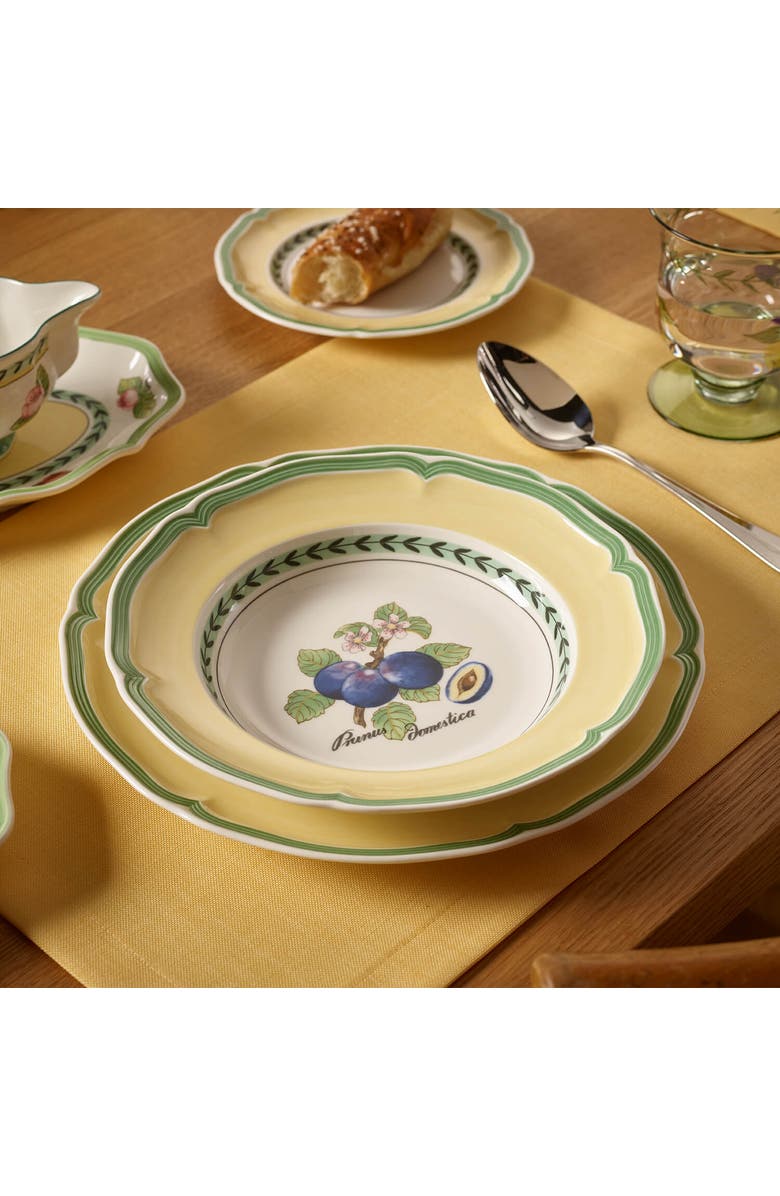 Villeroy & Boch French Garden Valence Plum Soup Bowl, Alternate, color, White