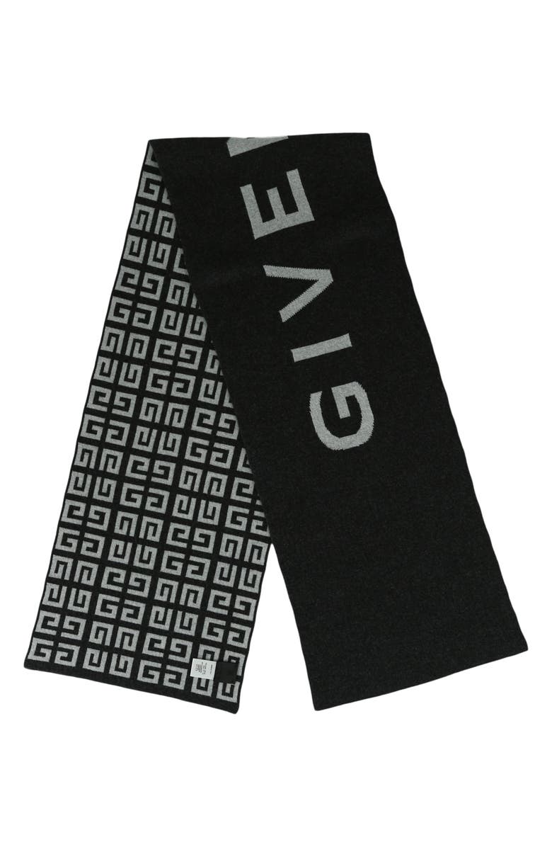 Givenchy Double Face Wool & Cashmere Scarf, Alternate, color,