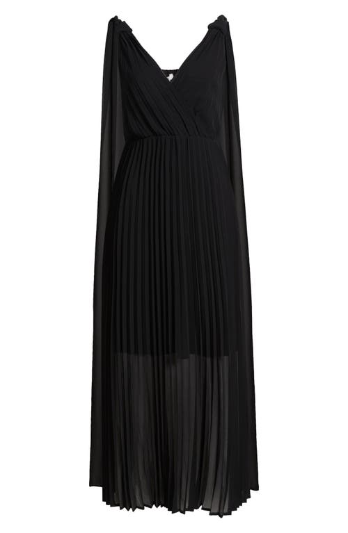 Chelsea28 Pleat Tie Back Maxi Dress In Black