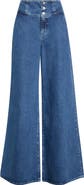 L'AGENCE Sonja Ultra High Waist Wide Leg Jeans