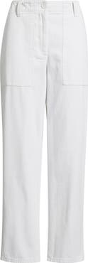 Eileen Fisher Easy Tapered Organic Cotton Pants
