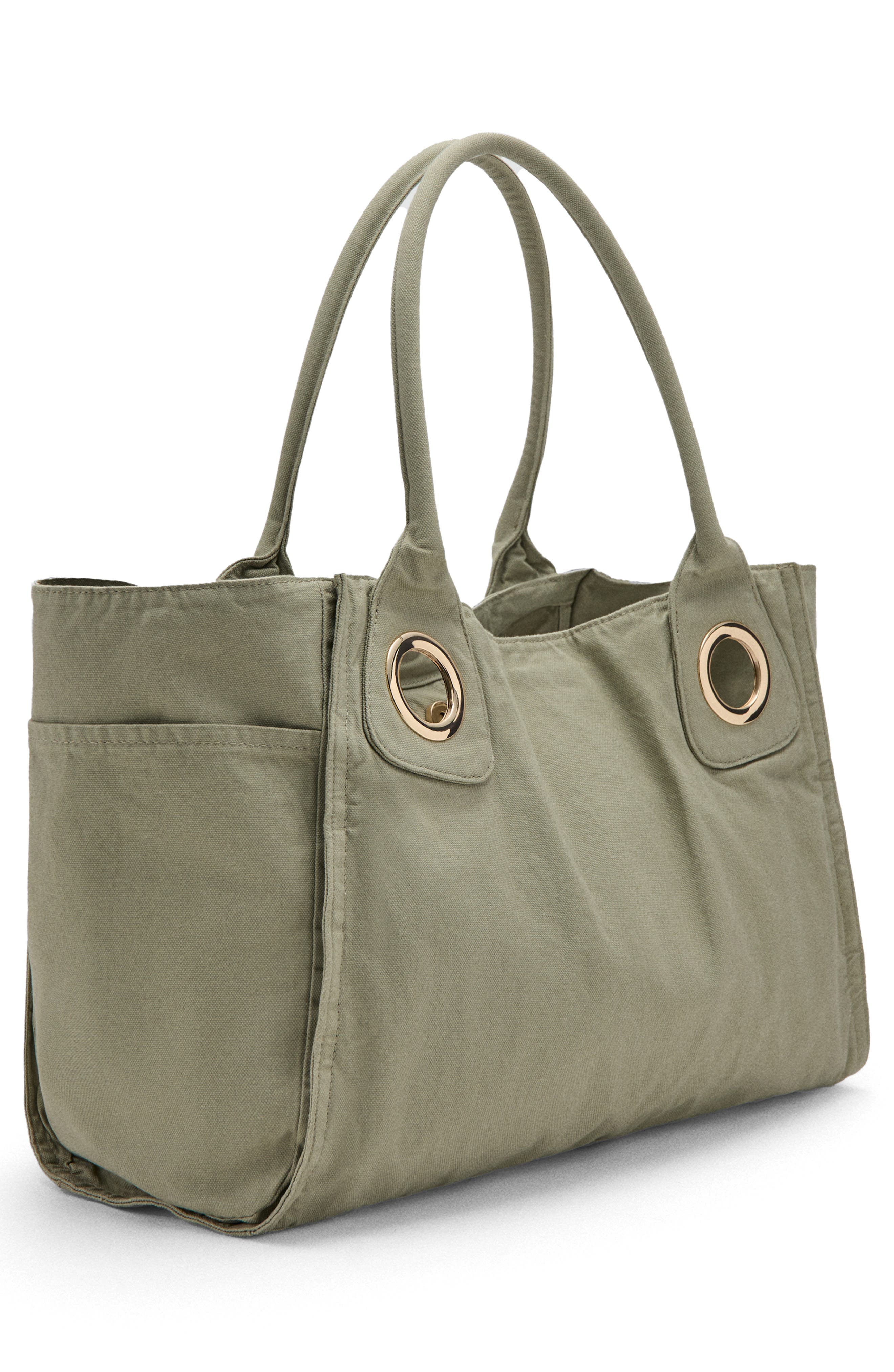 Canvas Hobo Bag, Alternate, color, AQUA GREEN