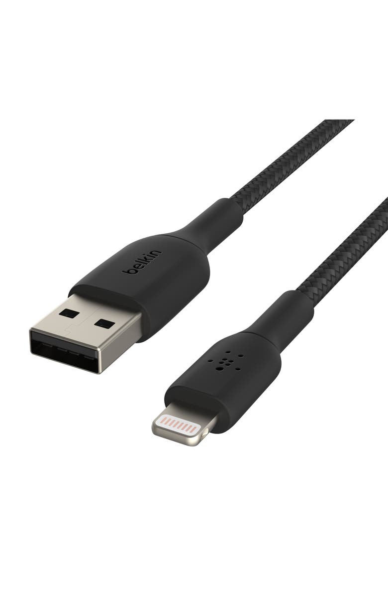 Belkin Braided 6.6 Ft. USB-A to LTG Charging Cable, Alternate, color,