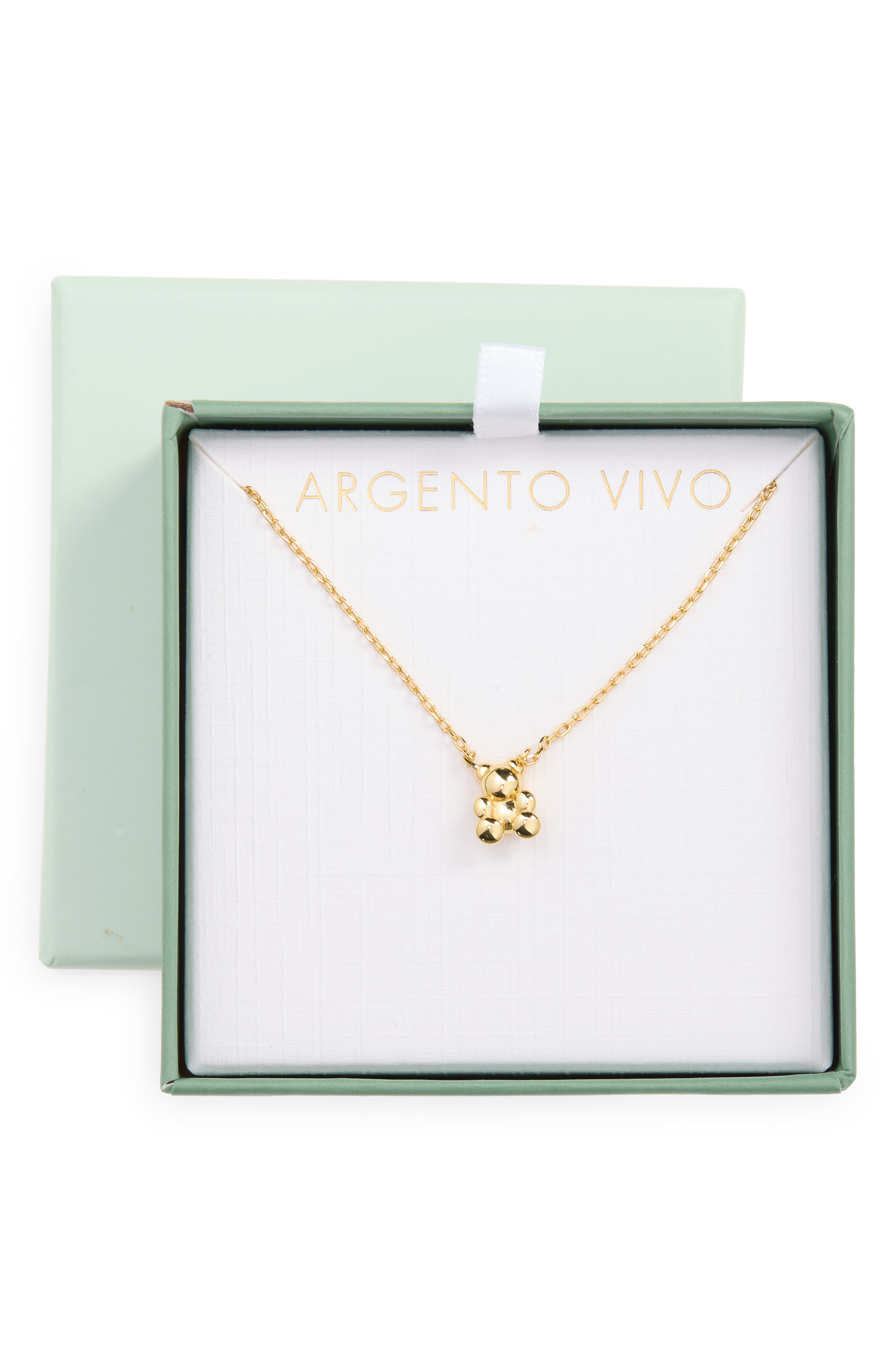 Teddy Pendant Necklace