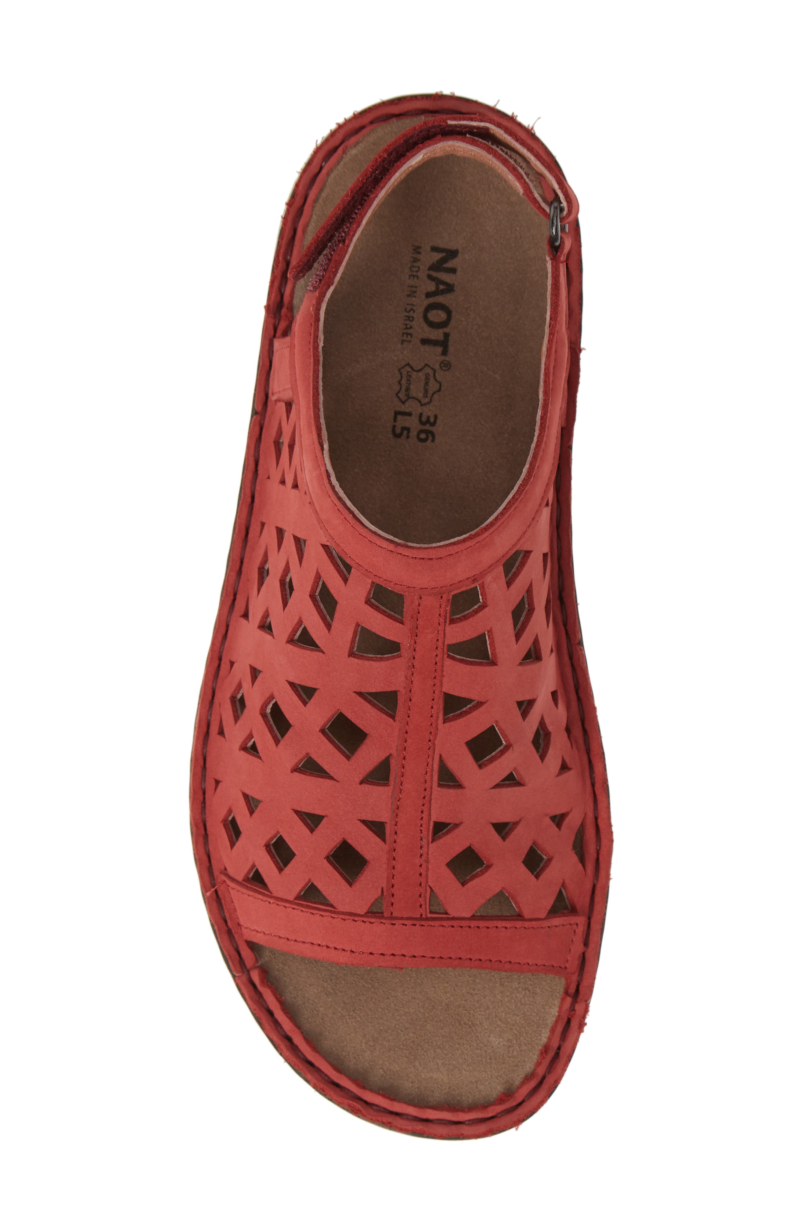 Amadora Slingback Sandal, Alternate, color, BRICK RED
