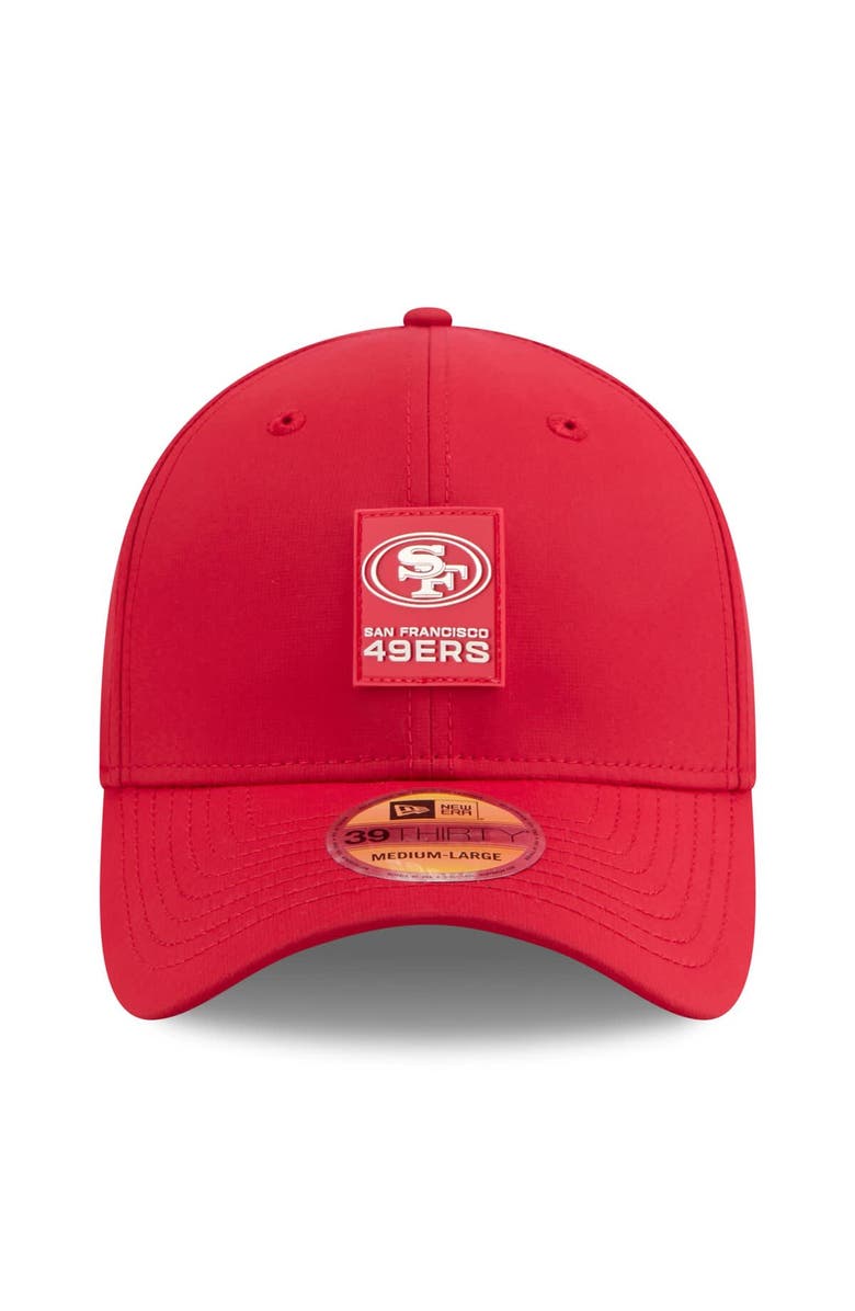 New Era Men's New Era Scarlet San Francisco 49ers 2025 Sideline 39THIRTY Flex Hat, Alternate, color, Scarlet