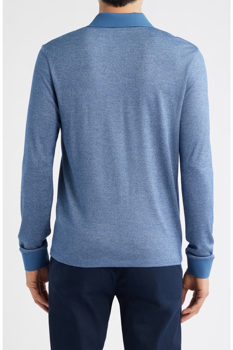 Goris Activate Long Sleeve Polo, Alternate, color, BLUE DUSK MELANGE