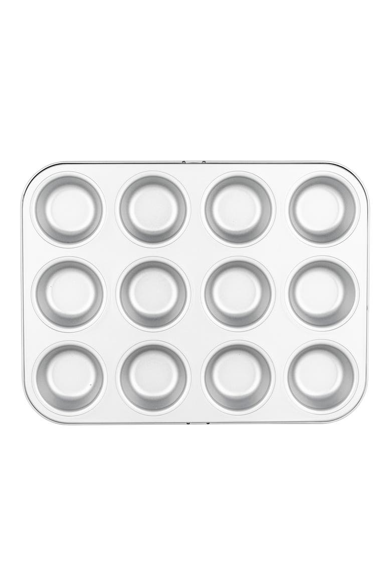 12 Cup Muffin Pan, Alternate, color, GREY