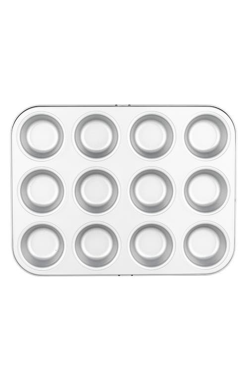 Viking 12 Cup Muffin Pan In Silver