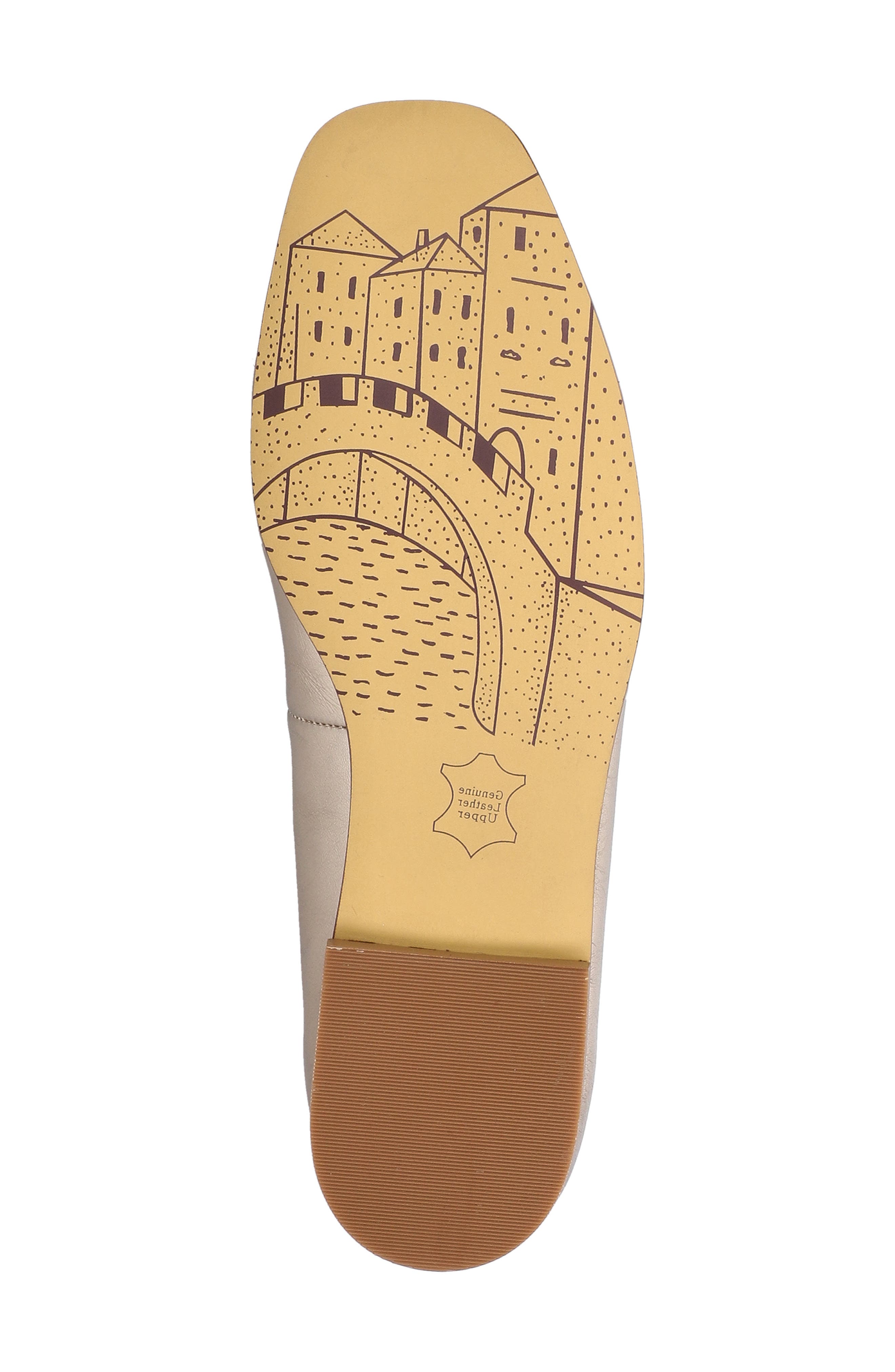 Bella Vita Kimiko Flat, Alternate, color, Champagne Leather