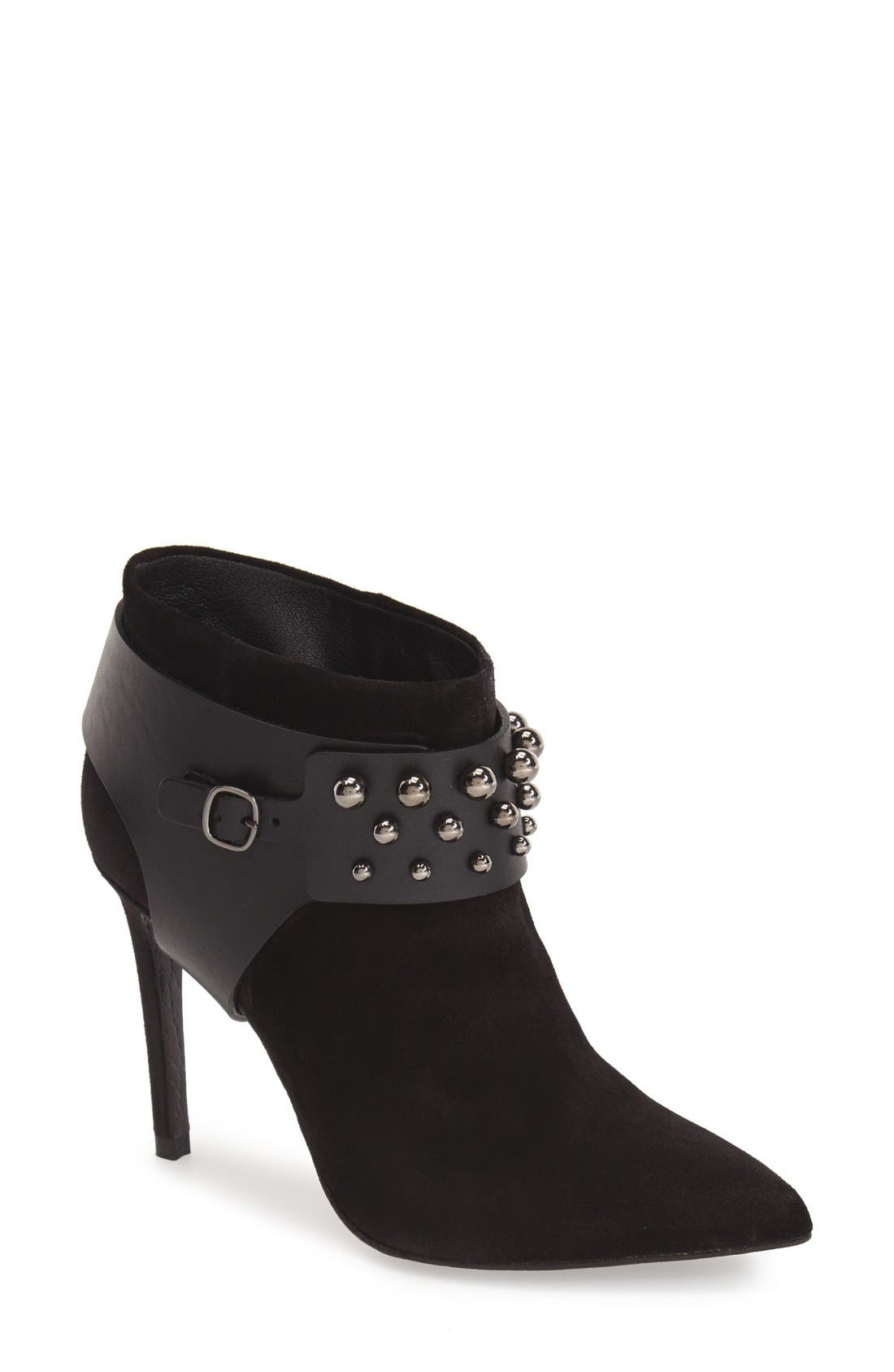 Pedro Garcia 'Andy' Studded Pointy Toe Bootie, Main, color, 