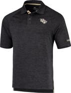 COLOSSEUM Men's Colosseum Heathered Black UCF Knights Down Swing Polo