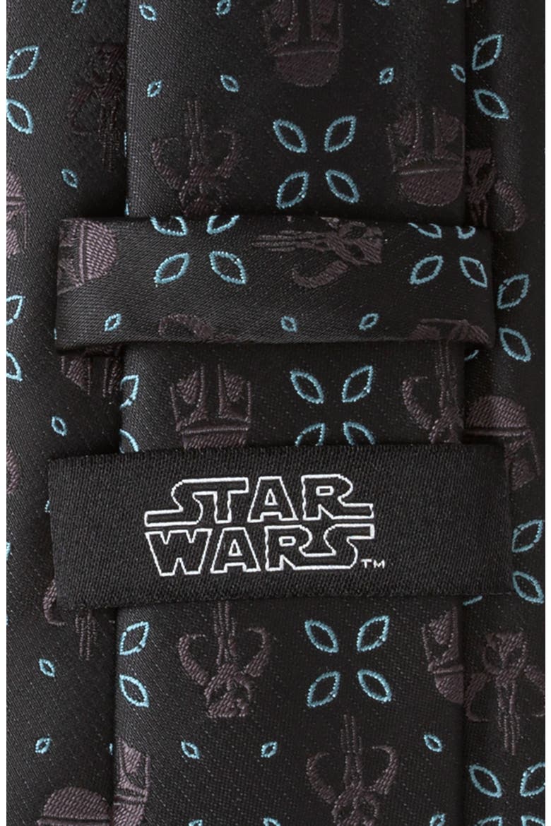 Star Wars™ Mandalorian Tie, Alternate, color, BLACK
