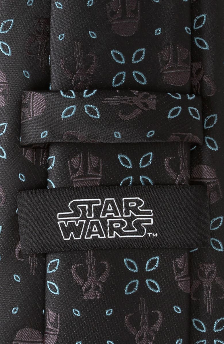 Cufflinks, Inc. Star Wars<sup>™</sup> Mandalorian Tie, Alternate, color, Black