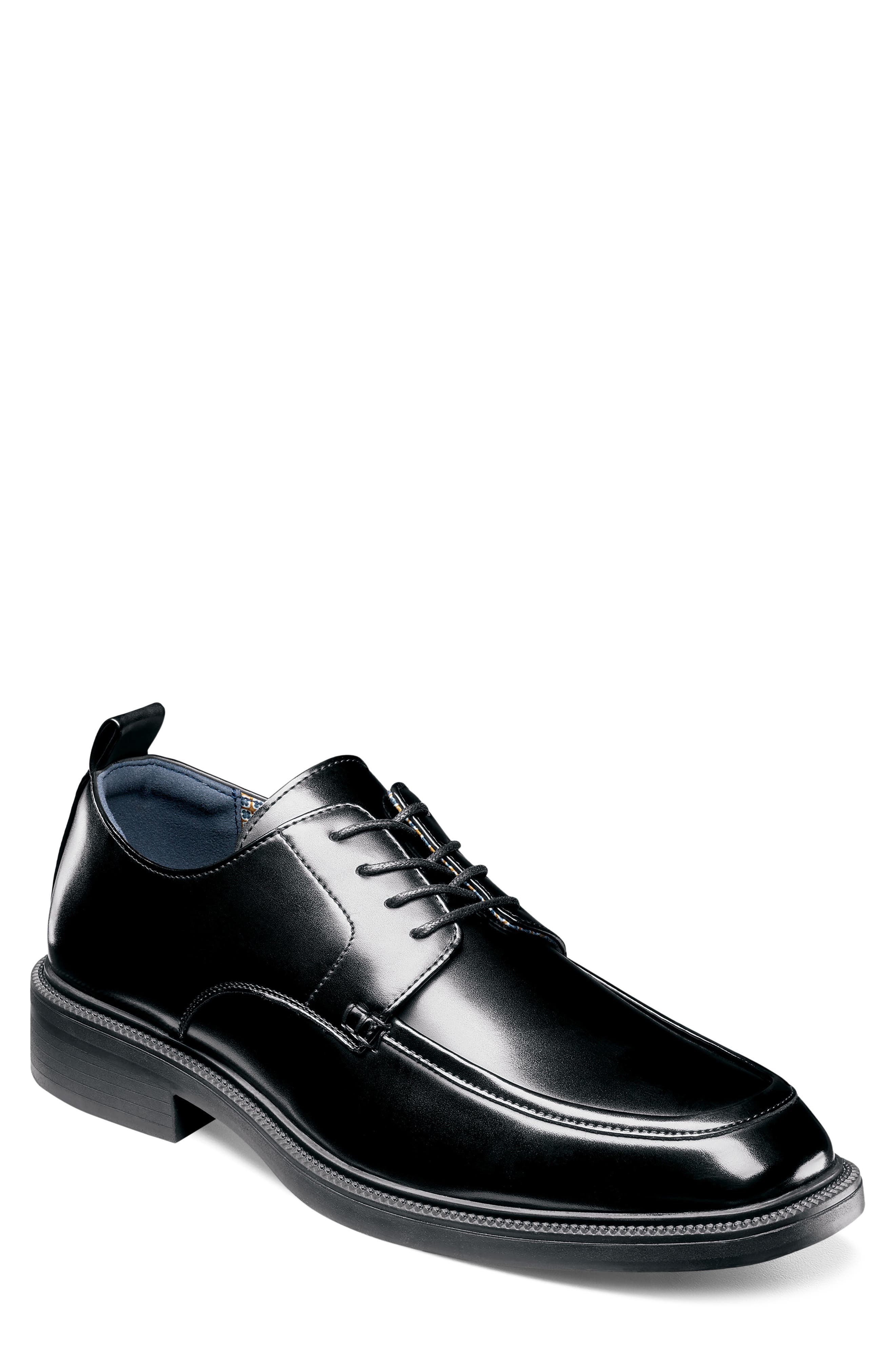 Evan Moc Toe Oxford, Main, color, BLACK