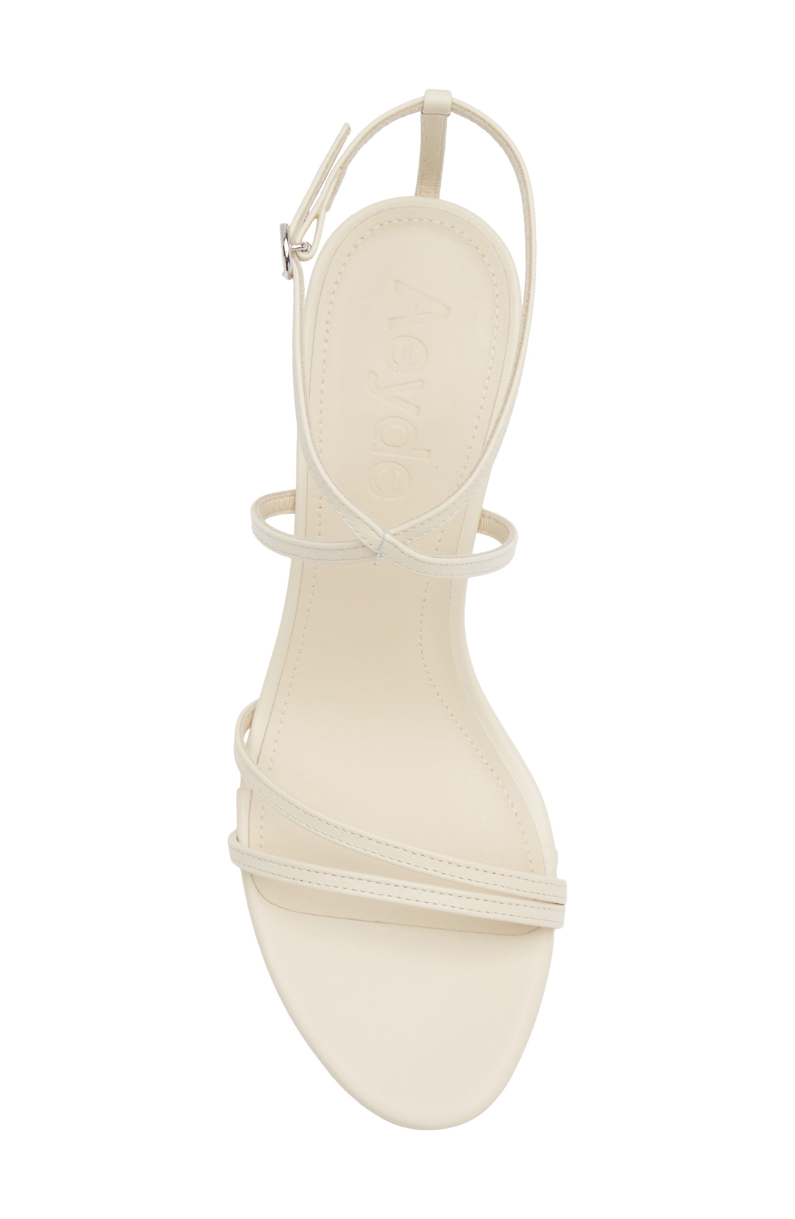 aeyde Mirella Sandal, Alternate, color, Creamy