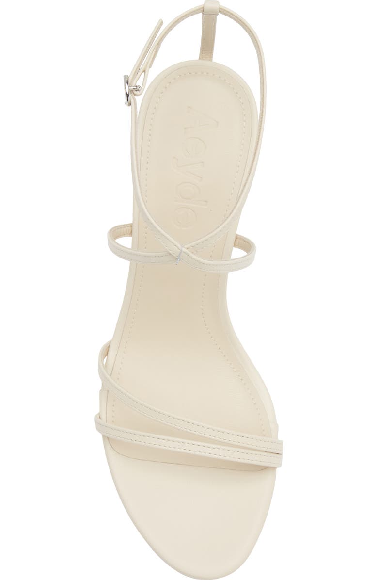 aeyde Mirella Sandal, Alternate, color, Creamy