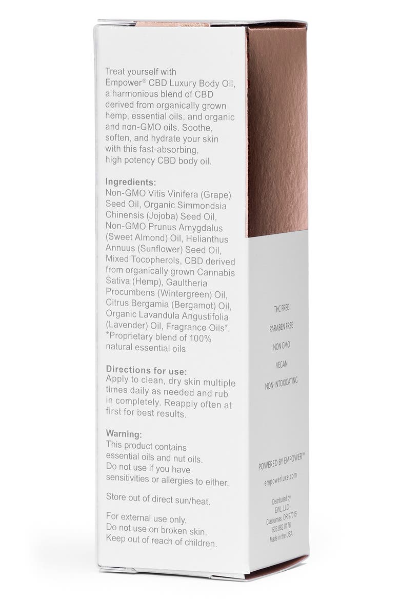 CBD Luxury Body Oil, Alternate, color, NO COLOR