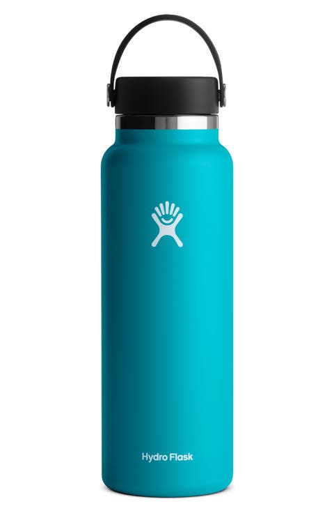 40-Ounce Wide Mouth Cap Water Bottle