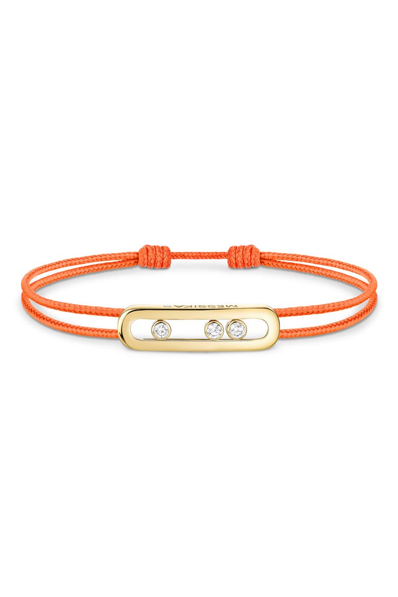 Care Moving Diamond Friendship Bracelet, Main, color, YELLOW GOLD