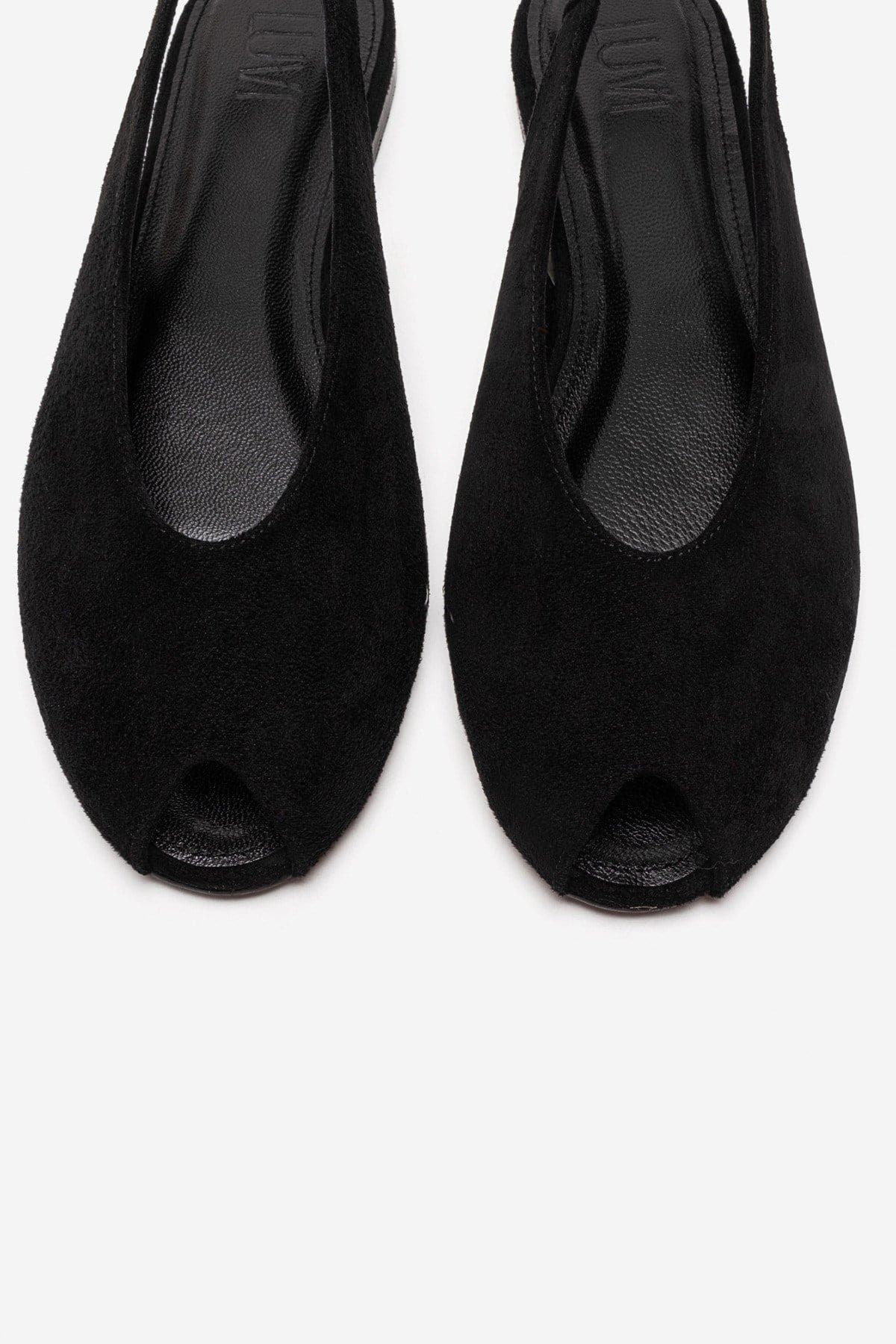 Serina Slingback Sandal, Alternate, color, Black Suede