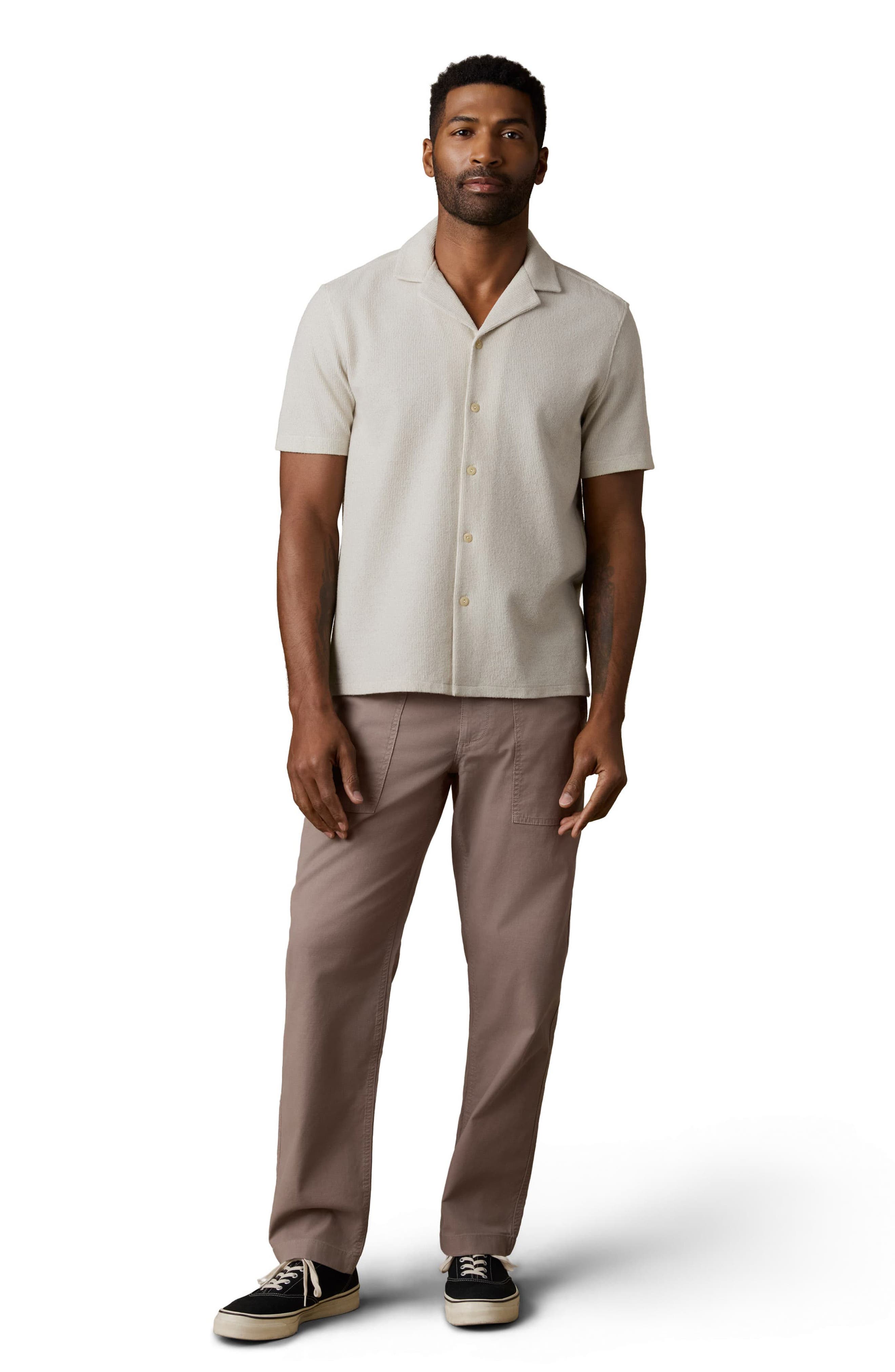 Мужские Faherty Oasis Button-Up Camp Shirt — фото 3