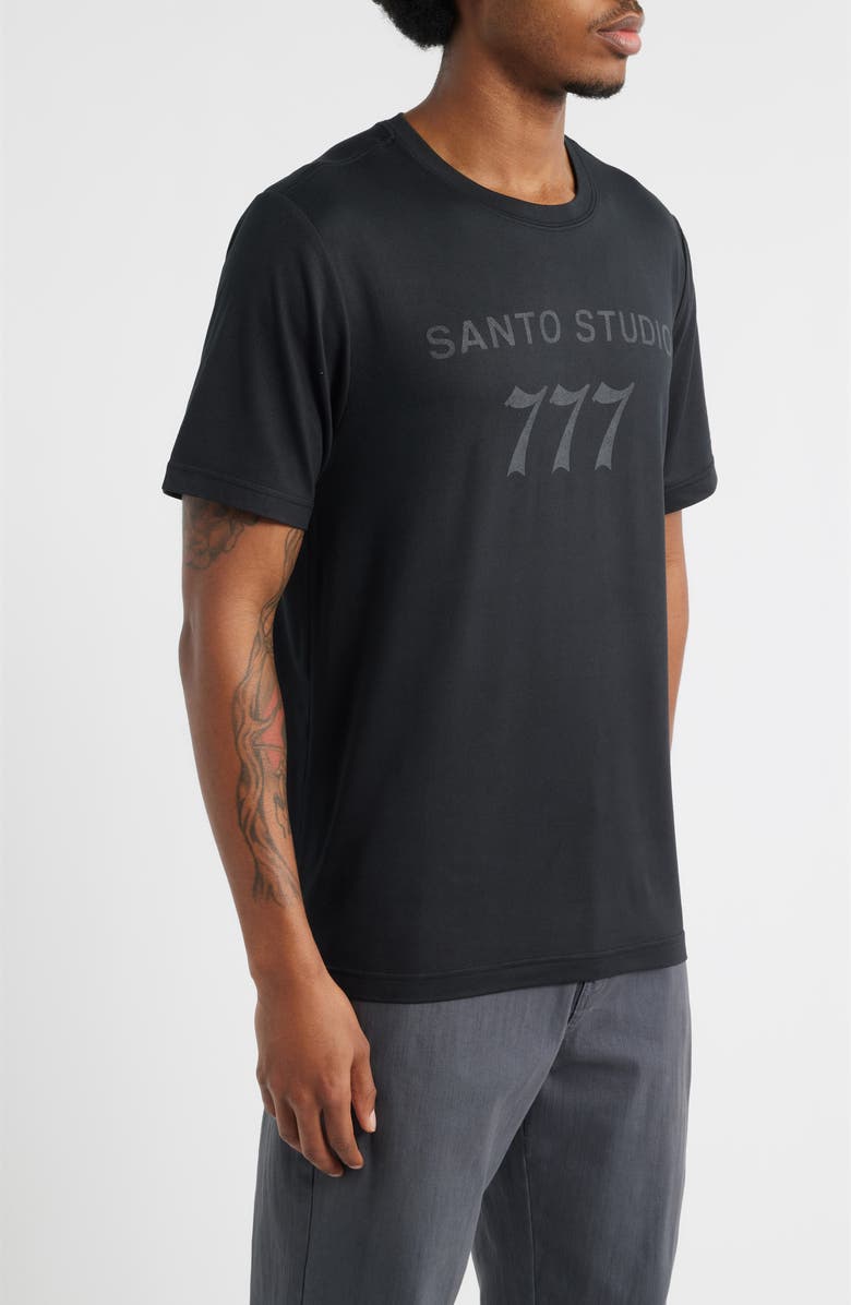 SANTO STUDIO Tempo 777 Tech T-Shirt, Alternate, color, Black