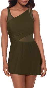 Miraclesuit® Network News Alina Skirted One-Piece Swimsuit