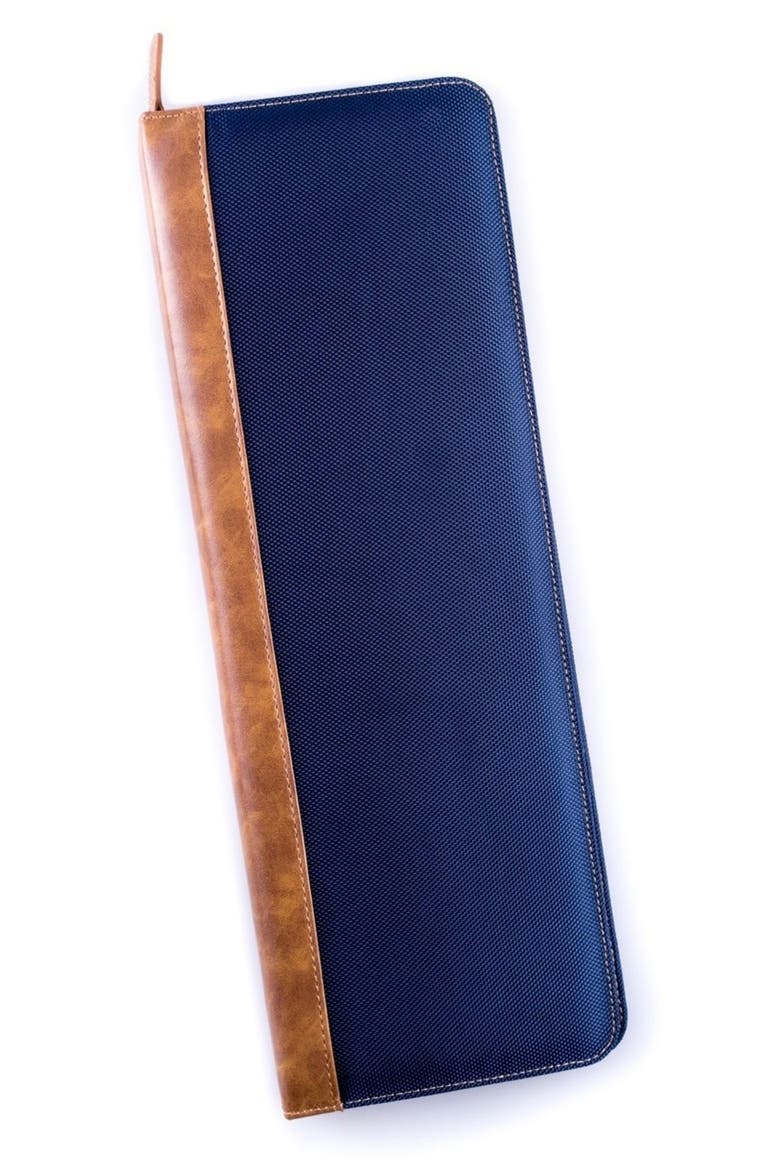 Nylon Tie Case, Alternate, color, BLUE