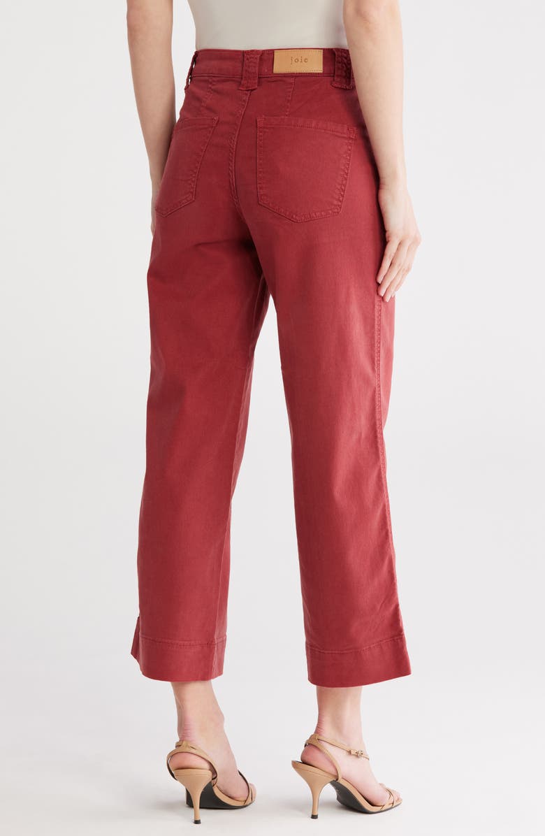 Joie Violette Crop Utility Pants, Alternate, color, Russet Brown