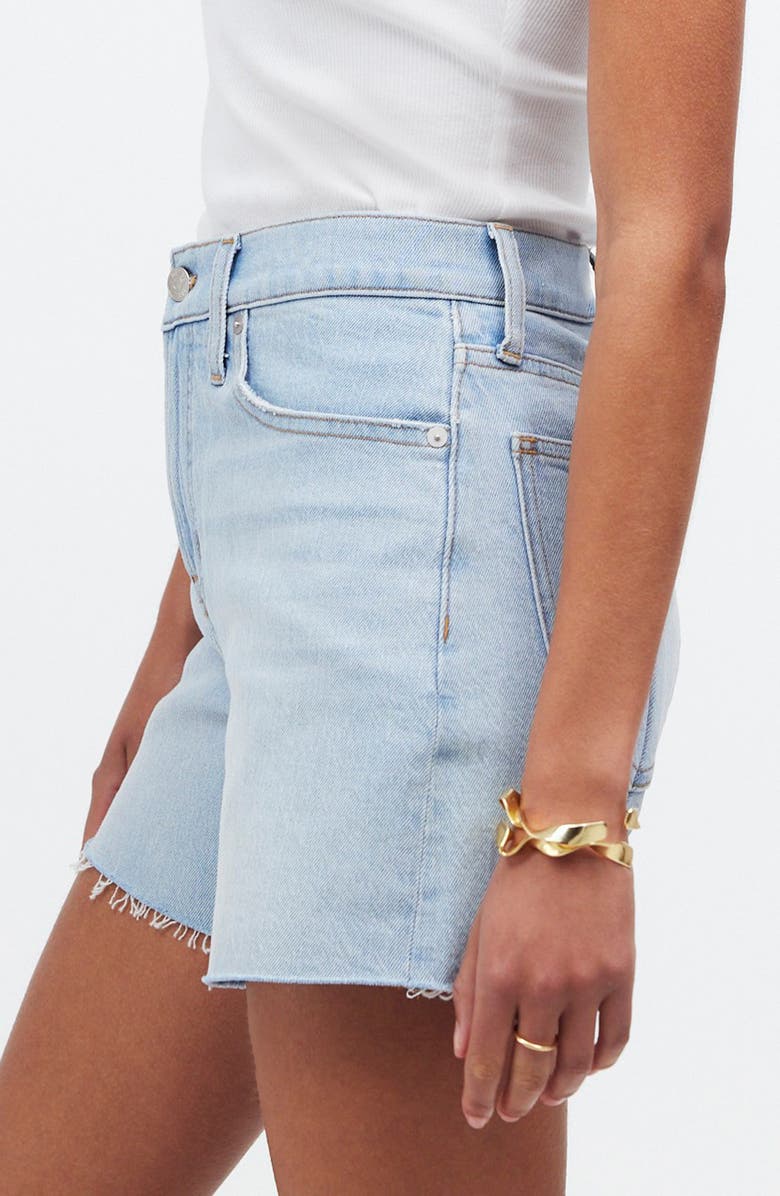 Madewell The Perfect Summer Jean Shorts: Raw-Hem Edition, Alternate, color, 
