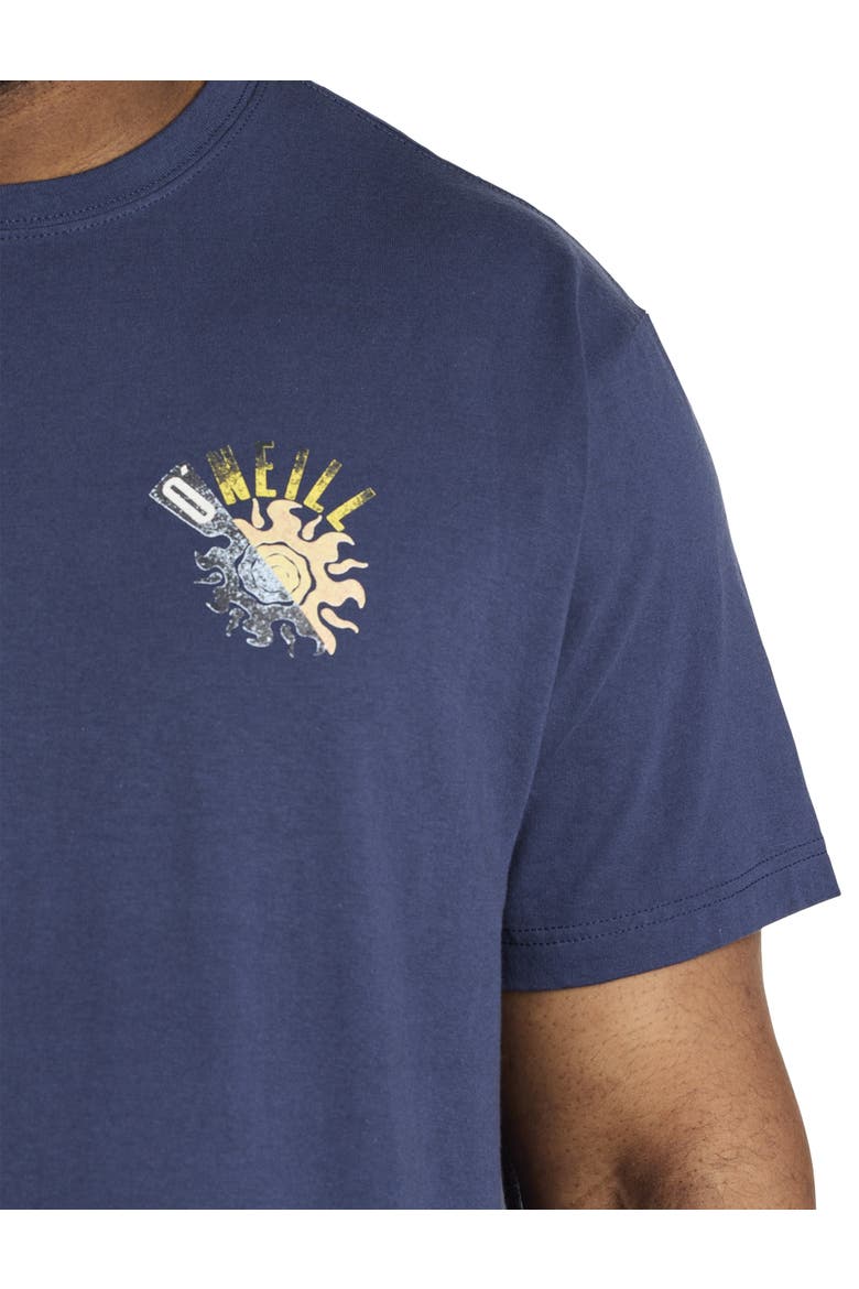 Big & Tall Eclipse Graphic Tee, Alternate, color, NAVY