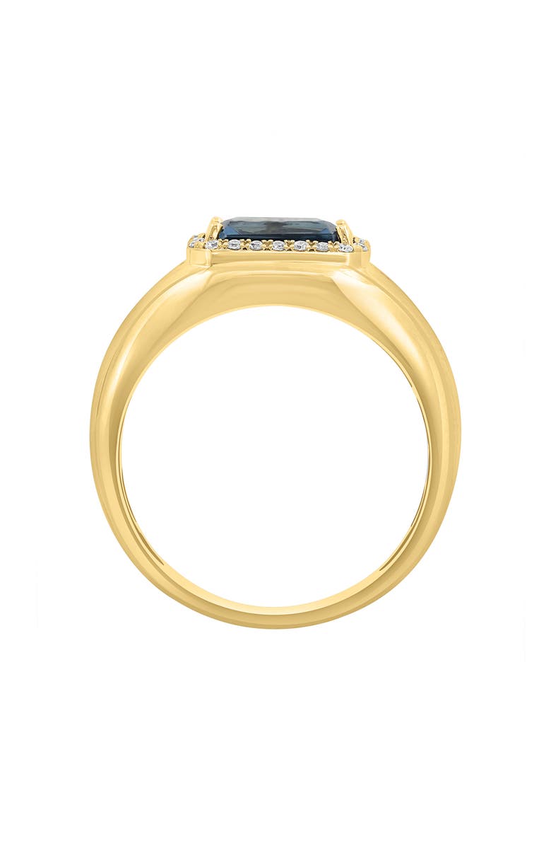 EFFY London Blue Topaz & Diamond Ring - 0.16ct., Alternate, color, Blue