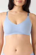 True & Co Rib Triangle Bra