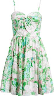 Lilly Pulitzer® Bennet Floral Print Minidress