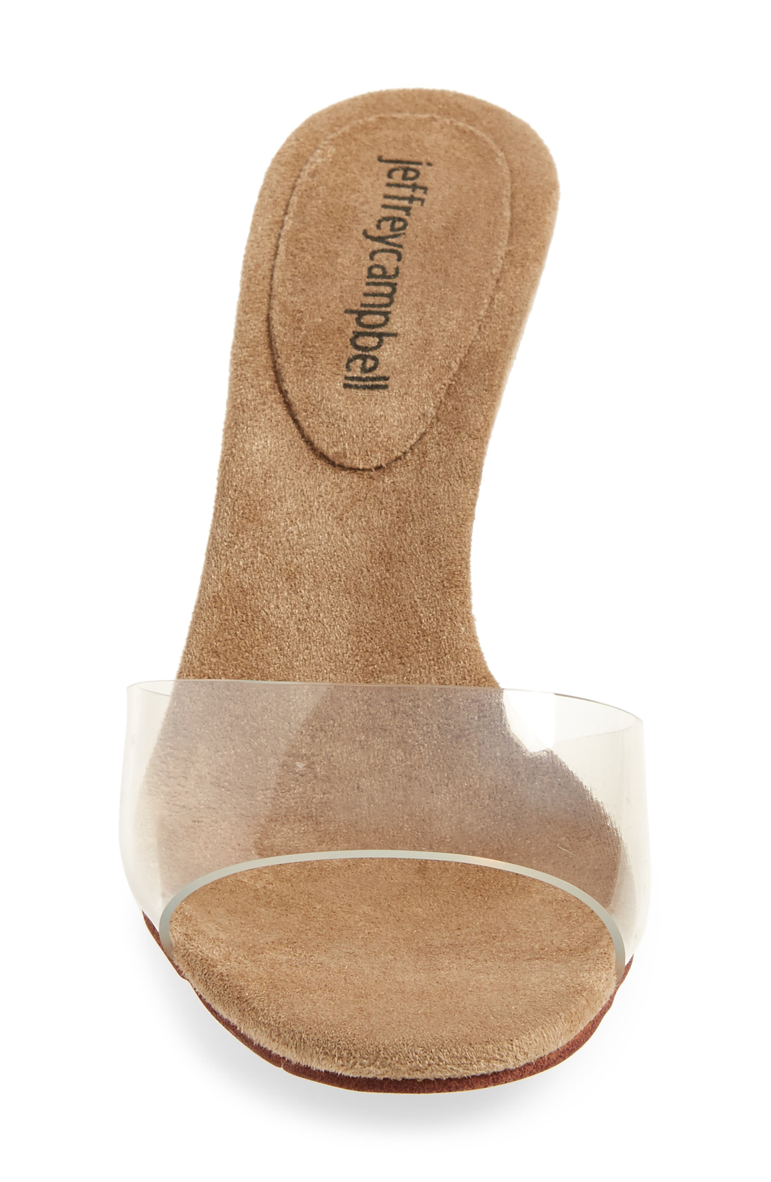 Jeffrey Campbell NC17 Clear Stiletto Slide Sandal, Alternate, color, 