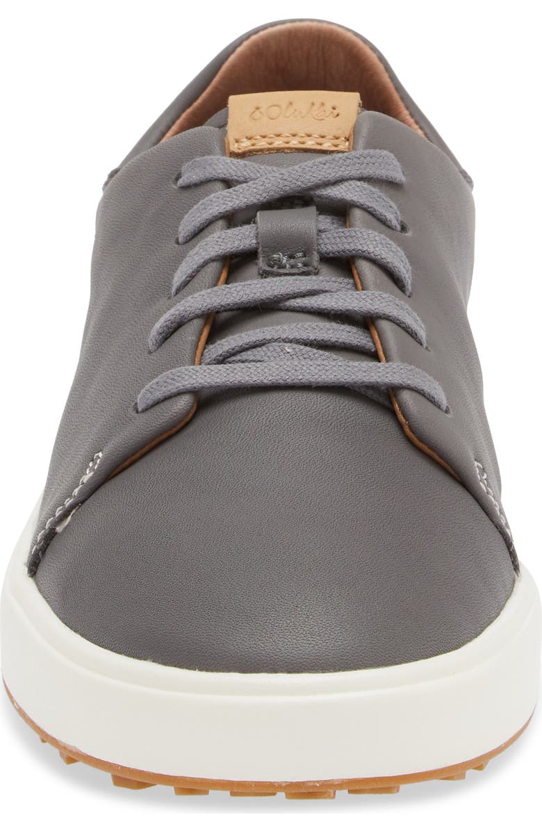 OluKai Wailea Waterproof Spikeless Golf Shoe, Alternate, color, Stone/ Stone