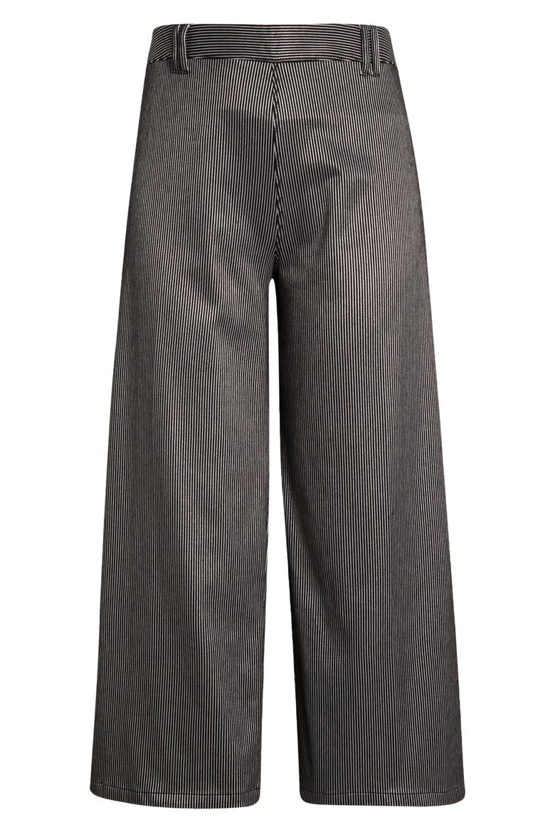 Darlene Stripe High Waist Wide Leg Pants, Alternate, color, BLK SHN LI