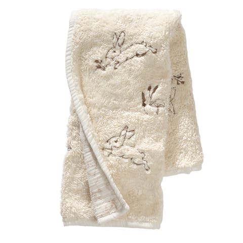 Signature Organic Cotton & Muslin Bunny Coverlet Baby Blanket