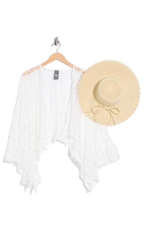 Cropped Lace Topper & Hat Set