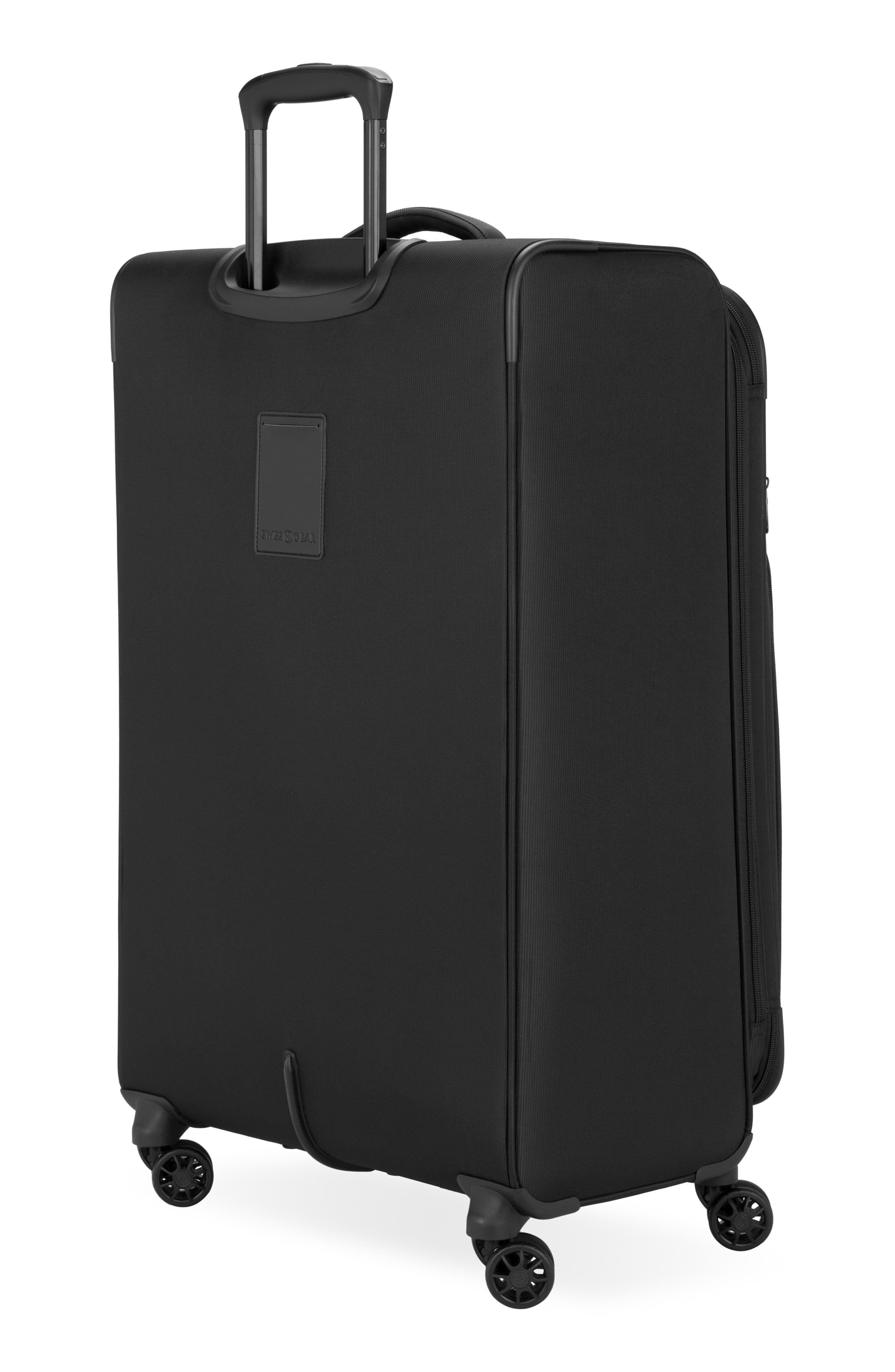 SWISSGEAR 28-Inch Softside Spinner Luggage, Alternate, color, Black