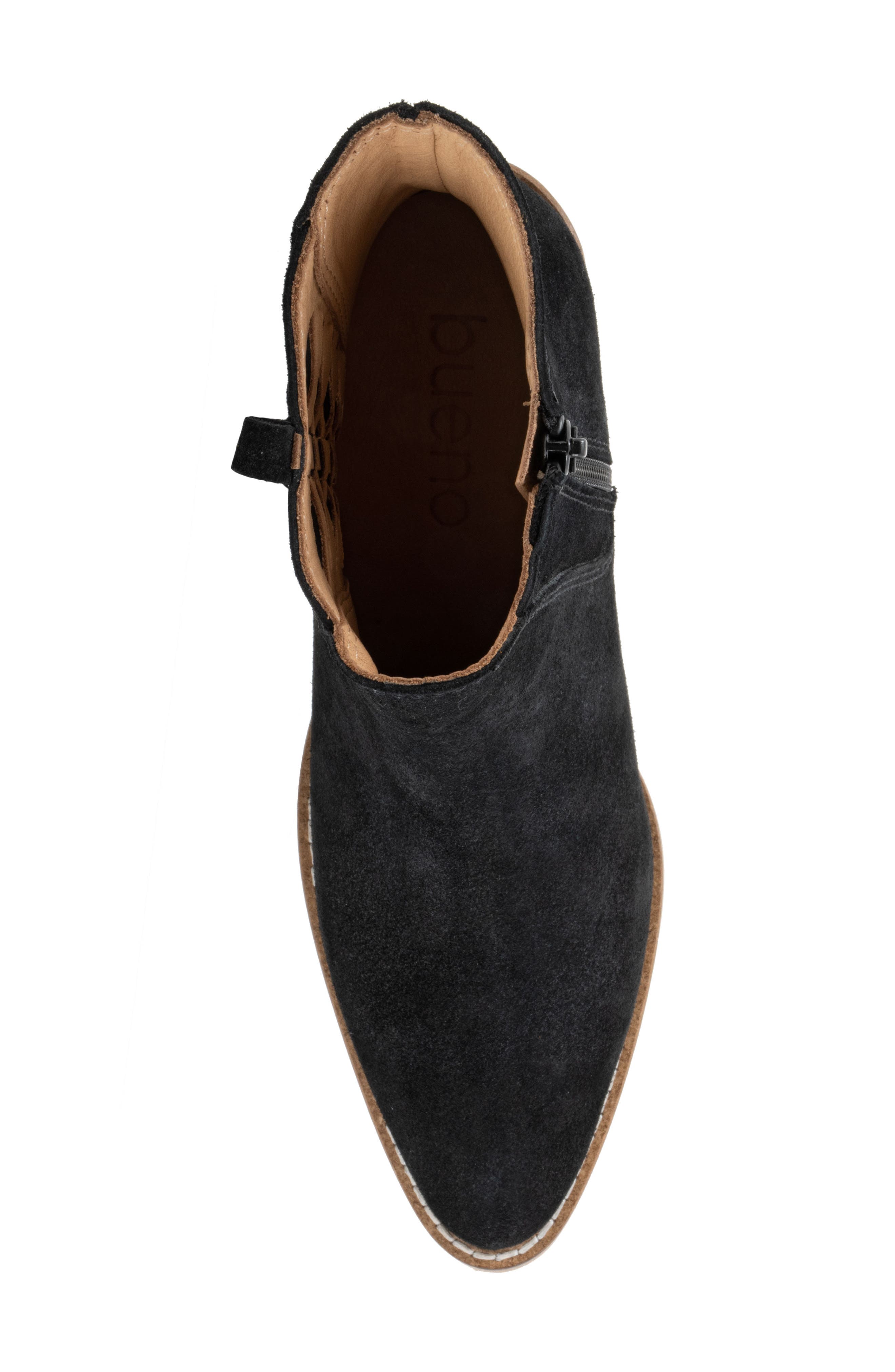 Bueno Veronika Bootie, Alternate, color, Black Suede