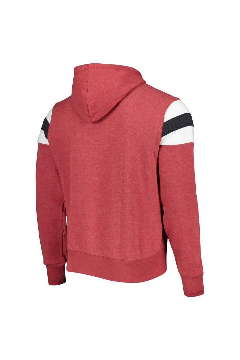 Men's '47 Heathered Cardinal Arizona Cardinals Premier Nico Pullover Hoodie, Alternate, color, Cardinal