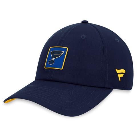 Men's Fanatics Branded  Navy St. Louis Blues Authentic Pro Rink Adjustable Hat